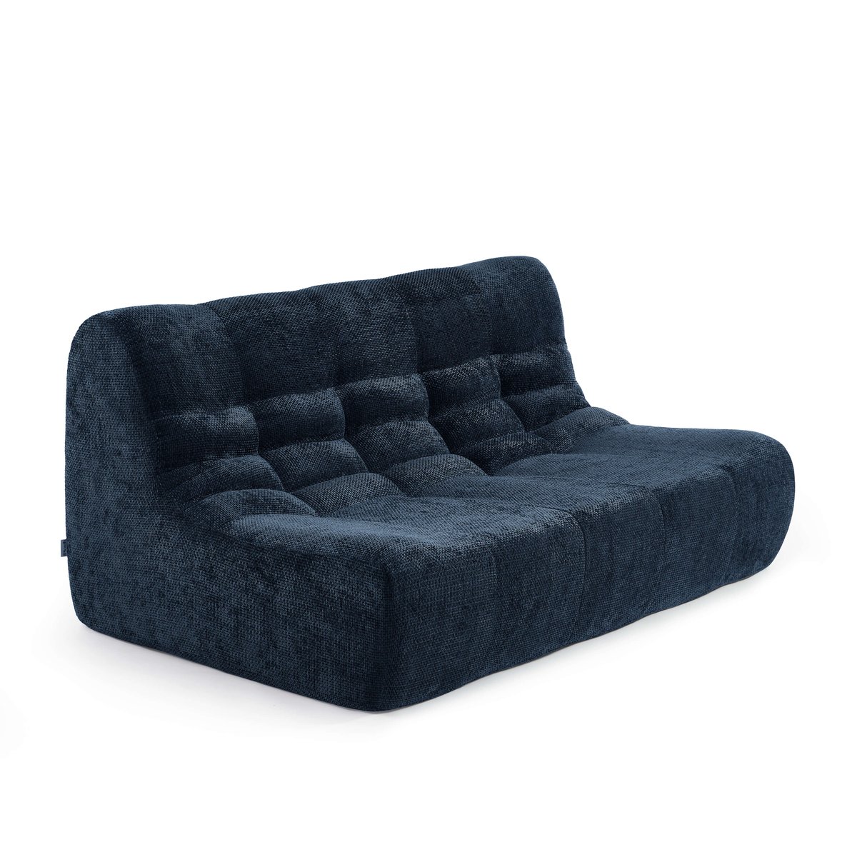 Banquette 2 places en tissu JANIS bleu, SORELH