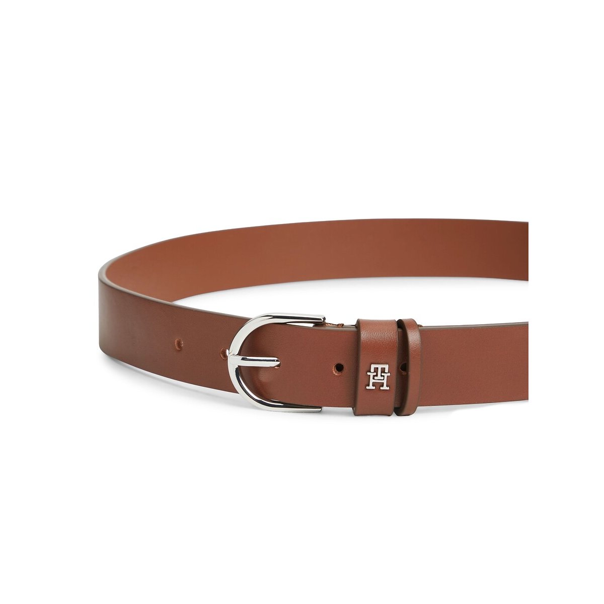 Cinto de pele de 3 cm, EFFORTLESS conhaque, TOMMY HILFIGER