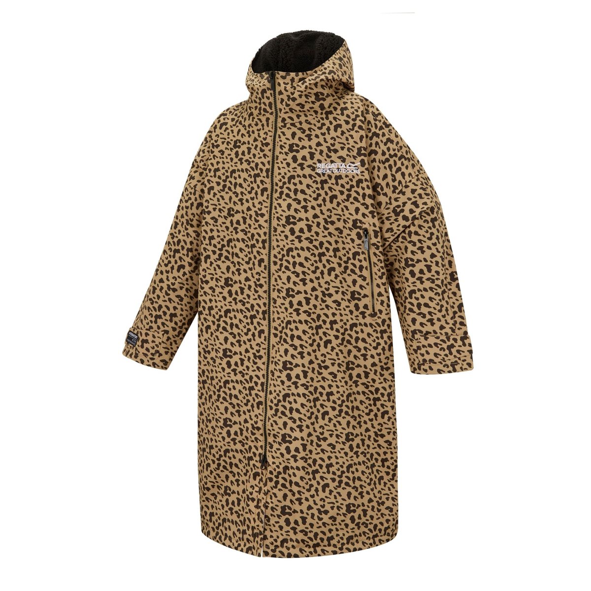 Peignoir à langer imperméable motif/style imprimé léopard multicolore, REGATTA