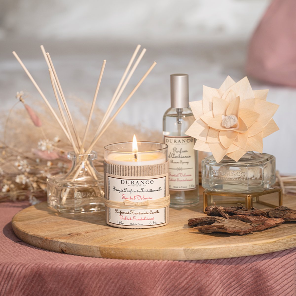 Parfum d'ambiance SANTAL VELOURS couleur unique, DURANCE