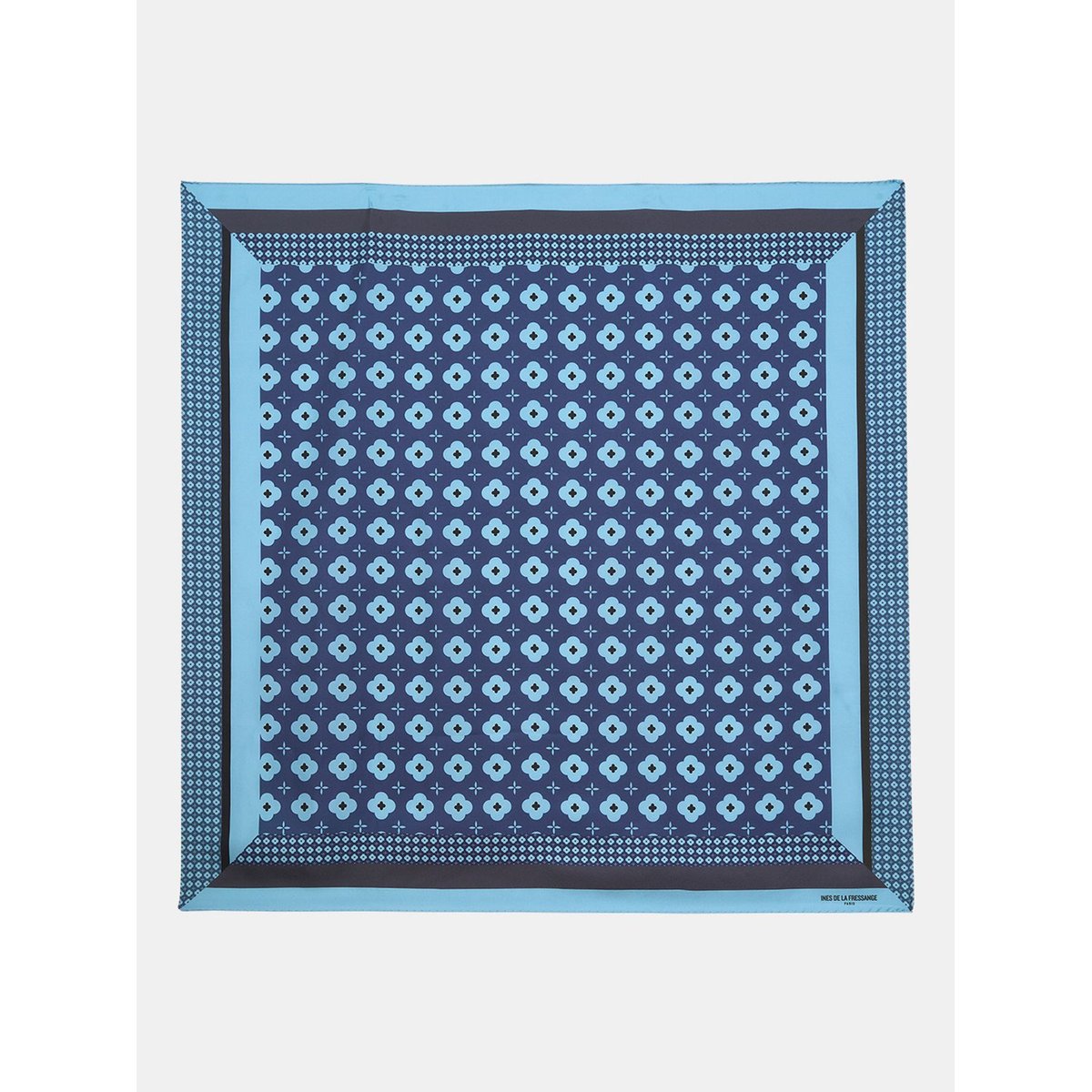 Foulard Lewis bleu, INES DE LA FRESSANGE PARIS