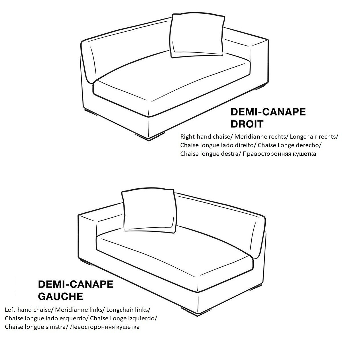 Sofa-Element Lazare, Samt senfgelb, AM.PM