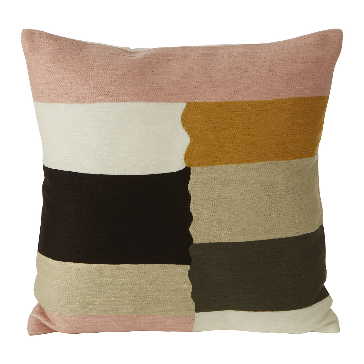 Embroidered Patch Design Multi-Colour Filled Cushion multi-coloured, ÉDITÉ
