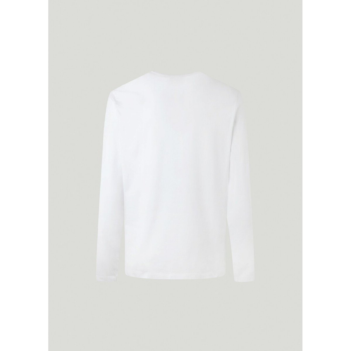 T-shirt manches longues stretch Original blanc, PEPE JEANS