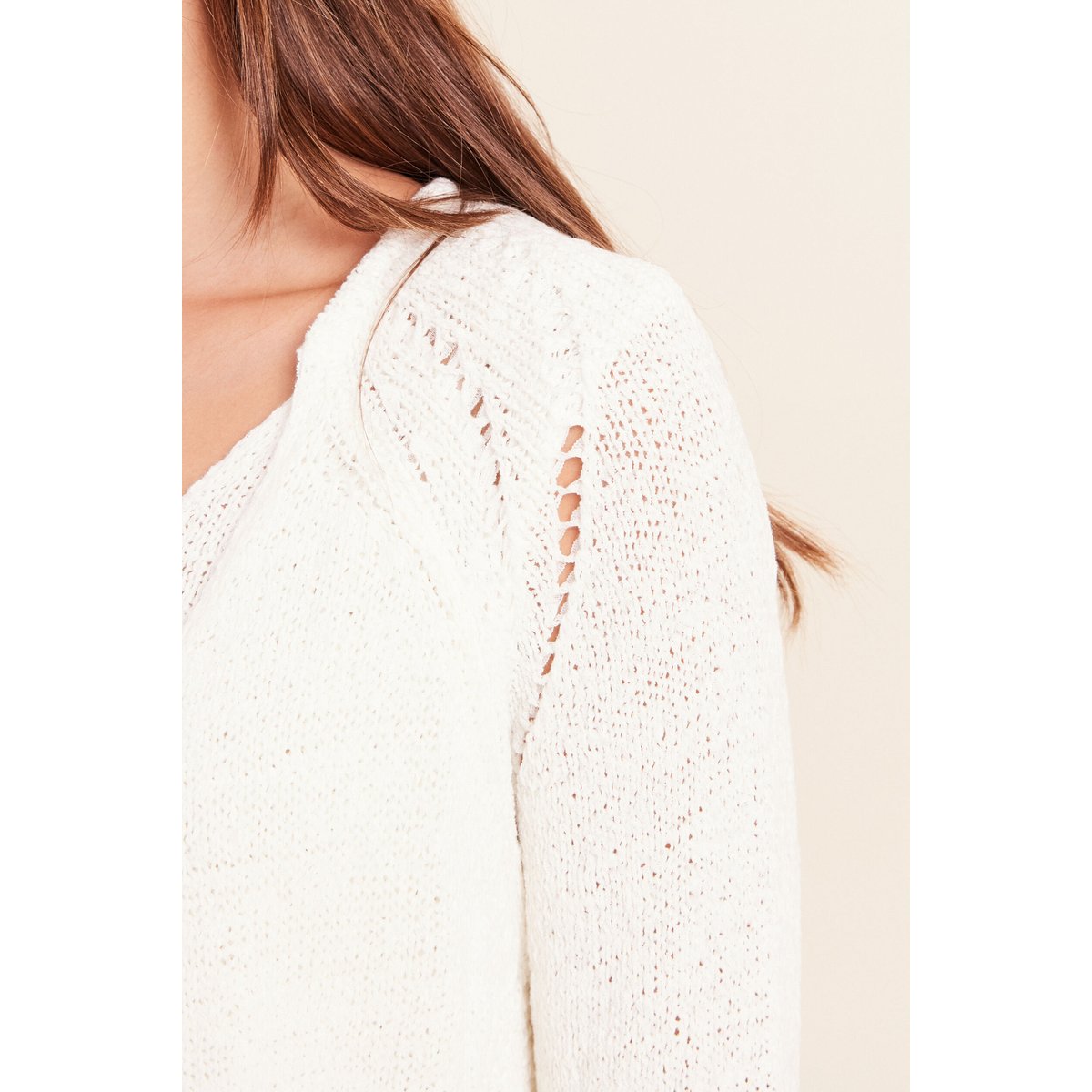 Gilet manches longues blanc, BREAL