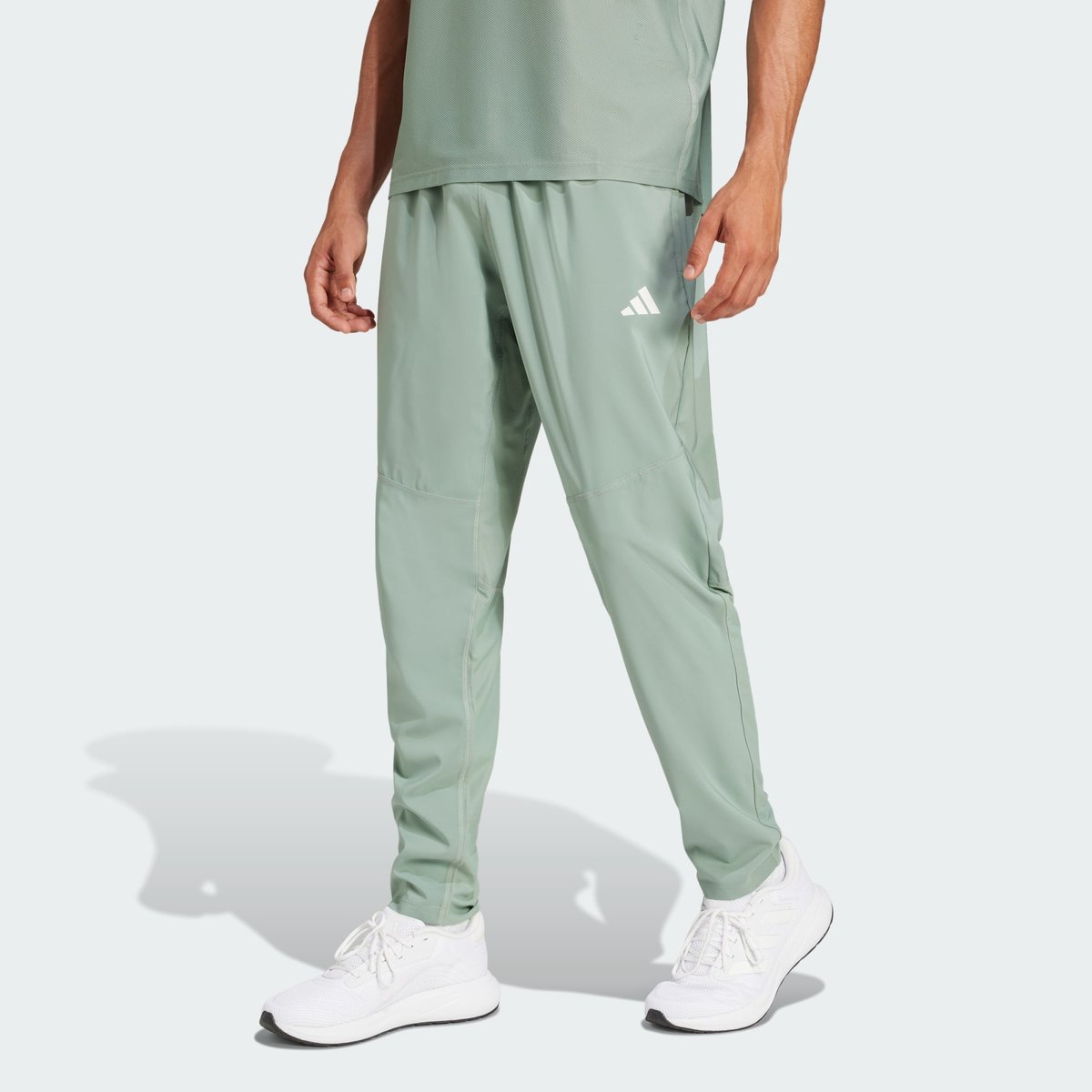 Pantalon Own The Run Pantalon Own The Run silver green, adidas Performance