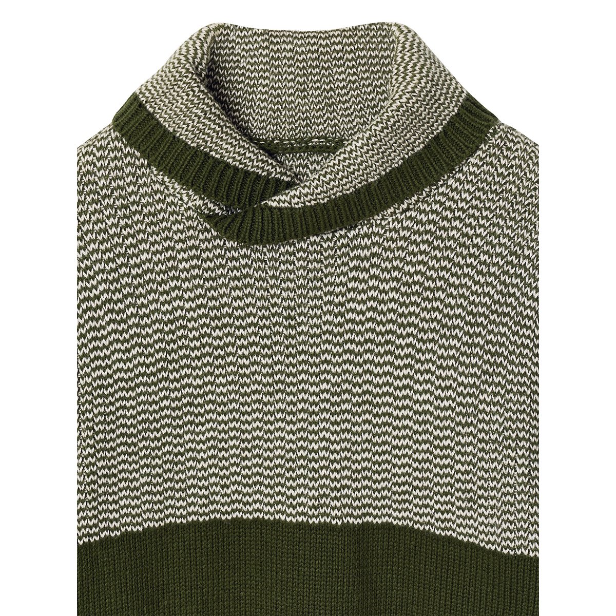 Pull col snood vert, VERTBAUDET