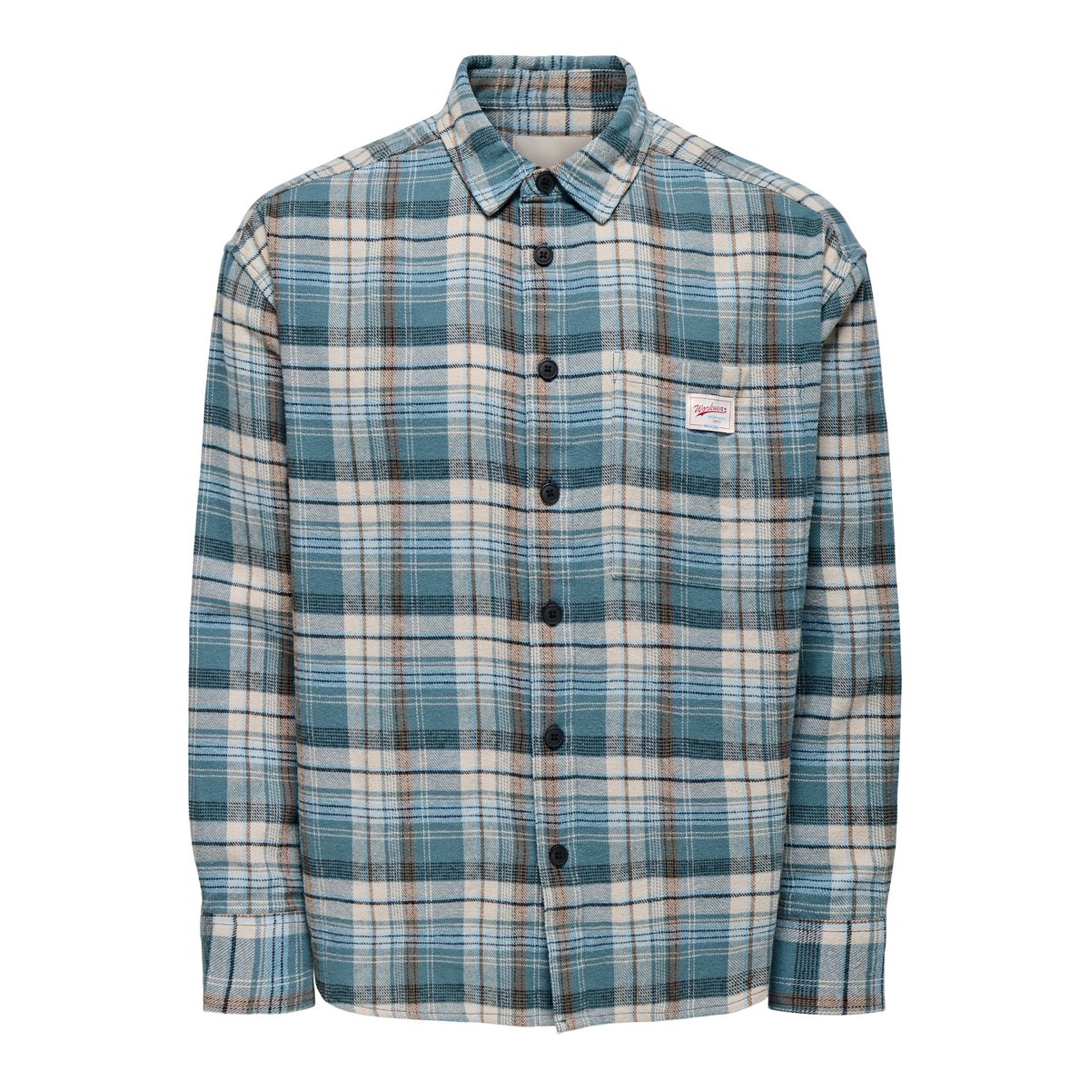 Chemise turquiose - glacier lake, ONLY & SONS