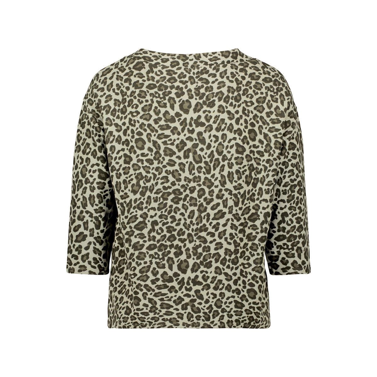 Sweat-shirt à col kaki/kaki, BETTY BARCLAY