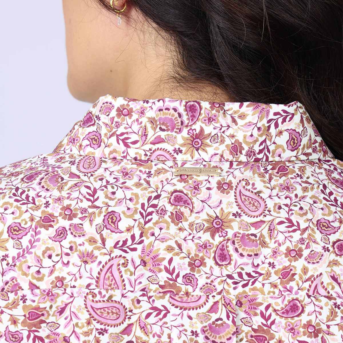 Chemise Emilia mauve, MISE AU GREEN