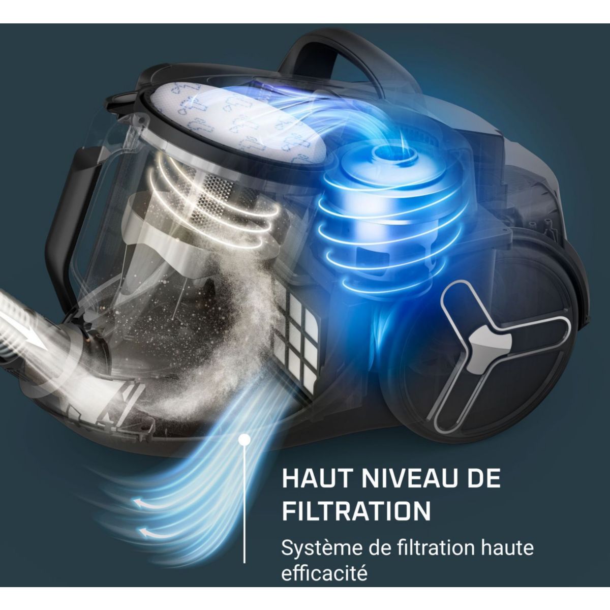 Aspirateur sans sac Green force cyclonic max RO7B13EA couleur unique, ROWENTA