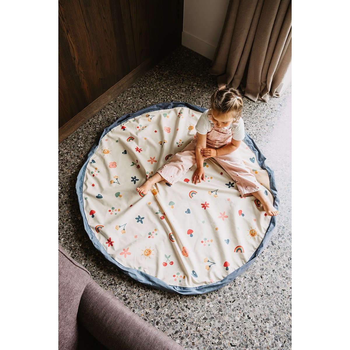 play&go - tapis de jeu & sac à jouets - funny days multicolor, PLAY ET GO