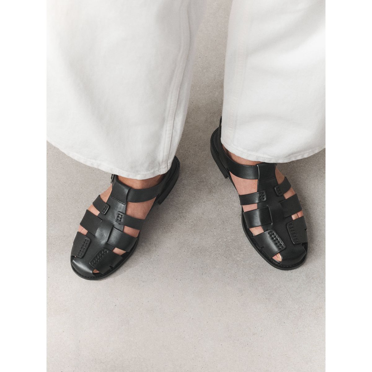 Sandales fisherman forever comfort® noir, NEXT