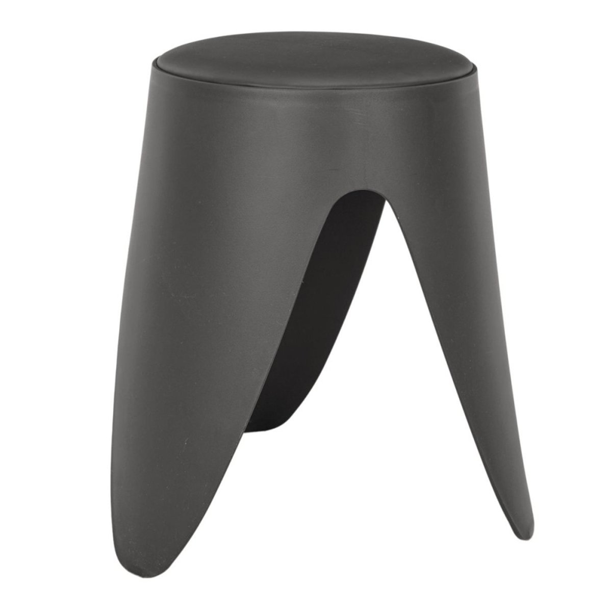 Tabouret Eve Coloris Gris gris, DECORATIE