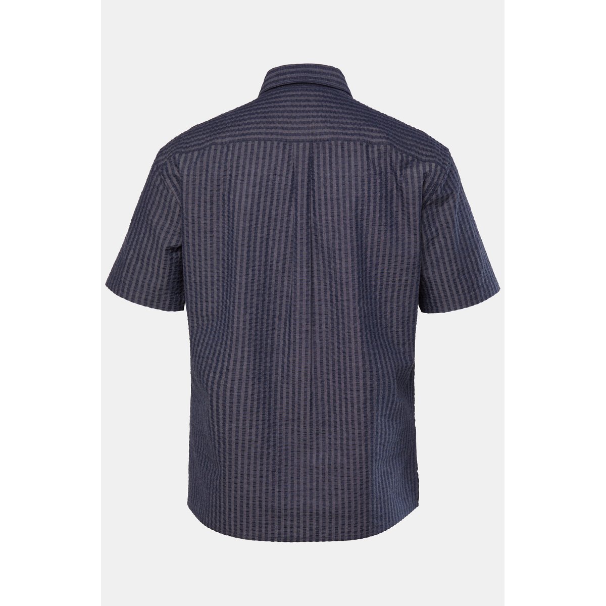 Chemise en tissu seersucker bleu marine, JP1880