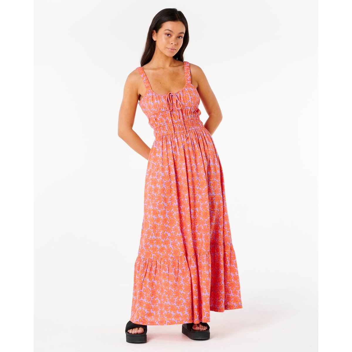Robe NEON ISLES MAXI DRESS rose, RIP CURL