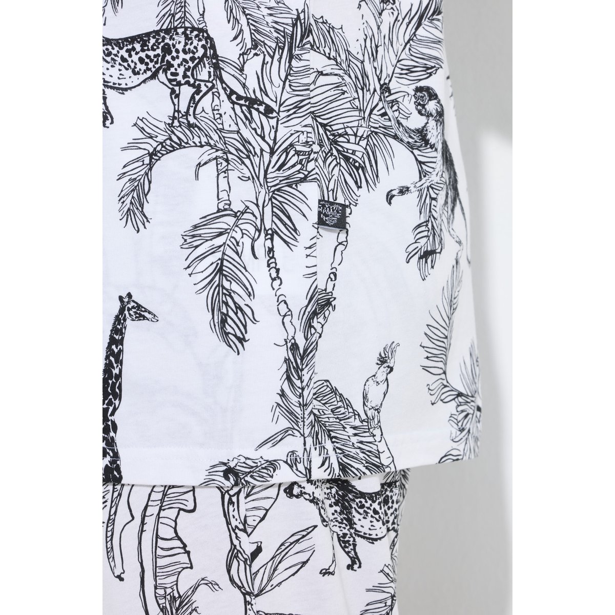 Pyjama à motif safari blanc cassé, ULLA POPKEN
