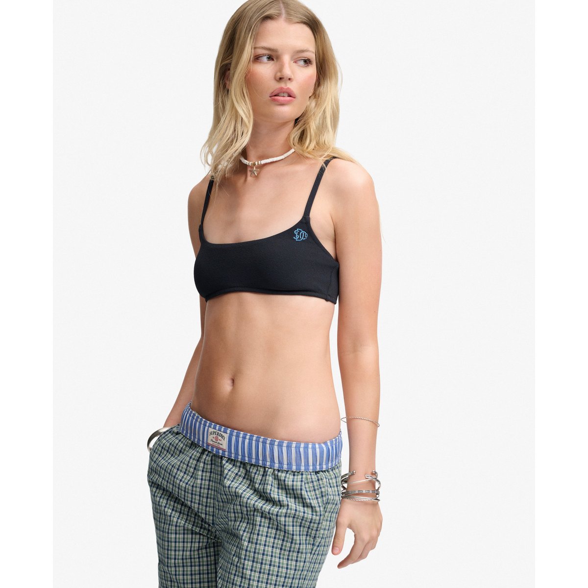 Haut de Bikini Bralette SD&Co bleu marine éclipse, SUPERDRY