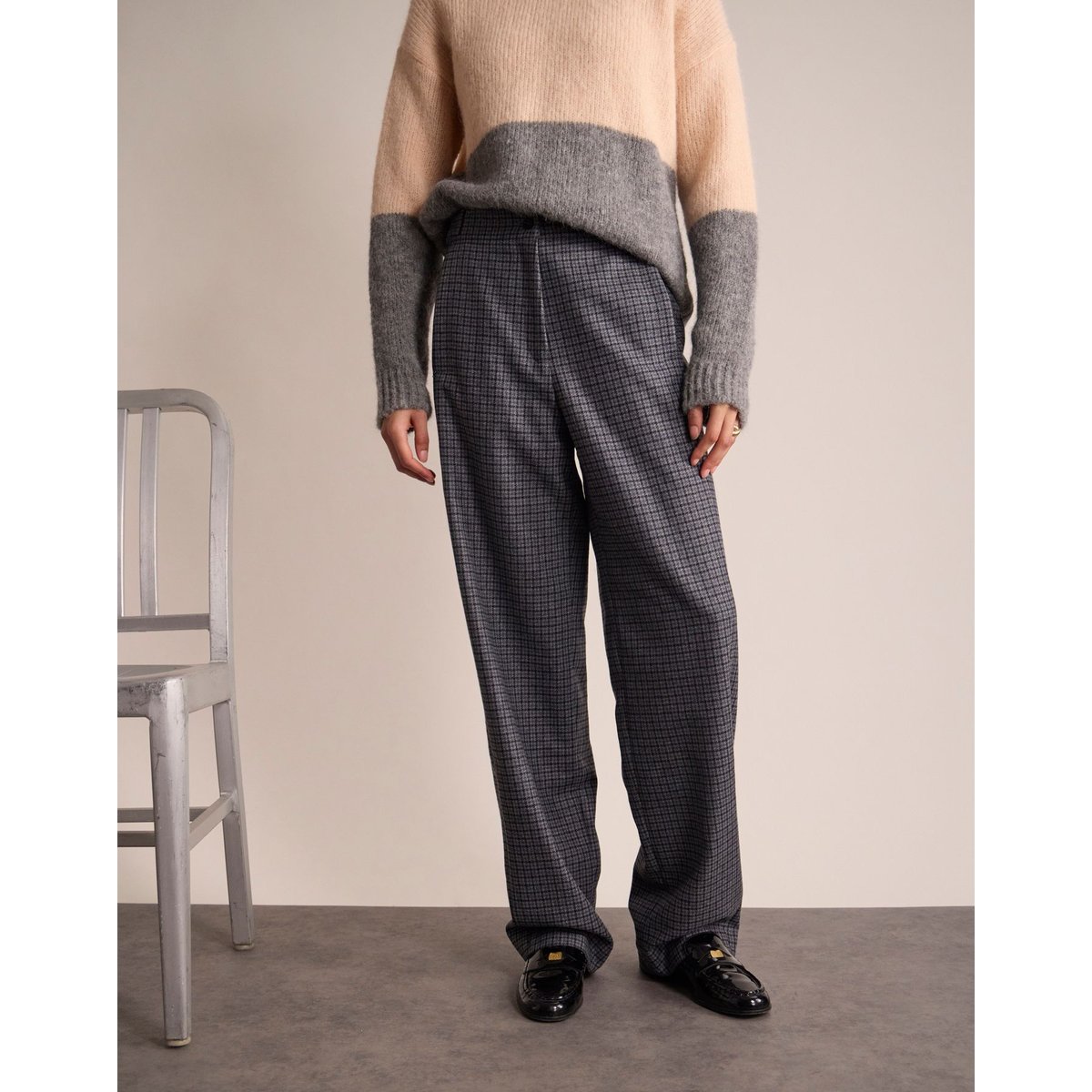 Pantalon Philo gris, INES DE LA FRESSANGE PARIS