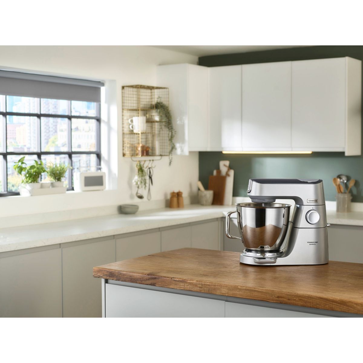 Robot pâtissier KVL85.009SI Titanium Chef Baker XL gris, KENWOOD