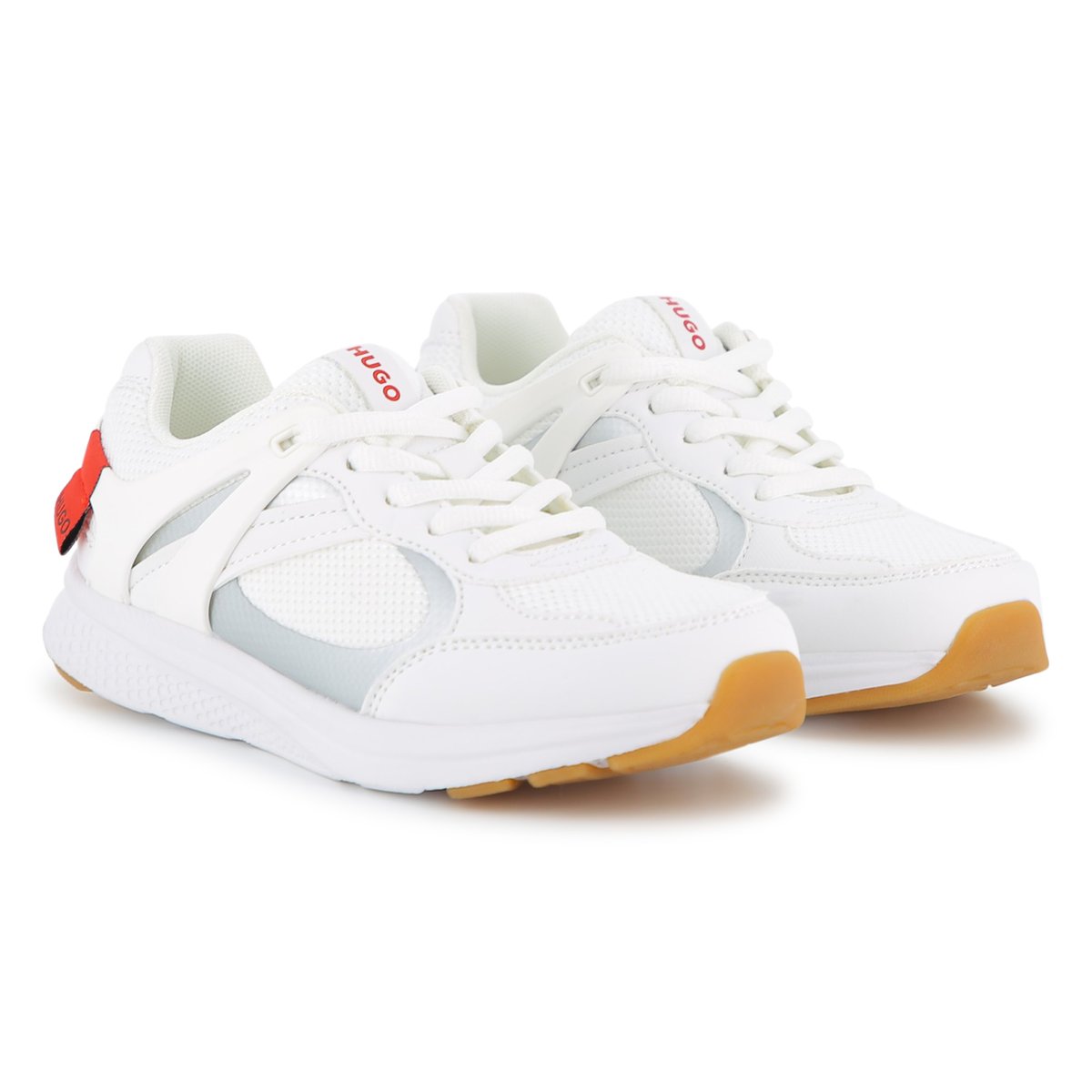 Basket à lacets blanc, HUGO KIDSWEAR