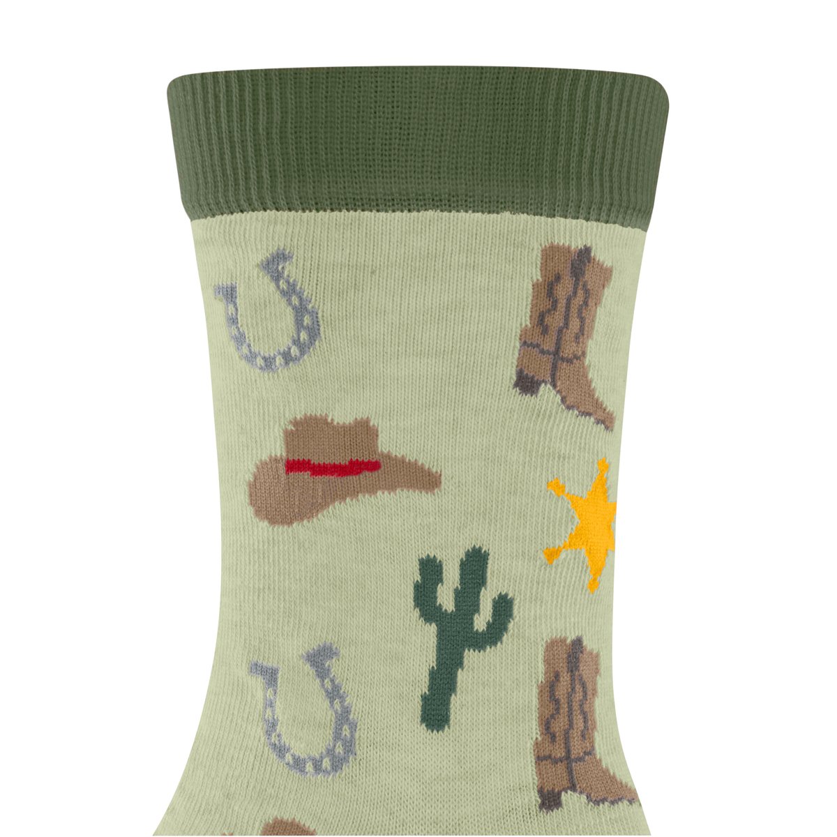 Chaussettes Little Cowboy vert, FALKE