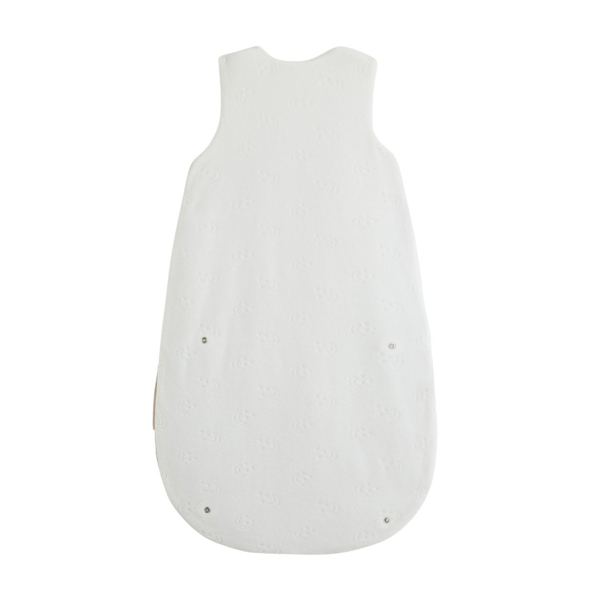 Gigoteuse d'hiver en velours Eliah ecru, PETIT BEGUIN
