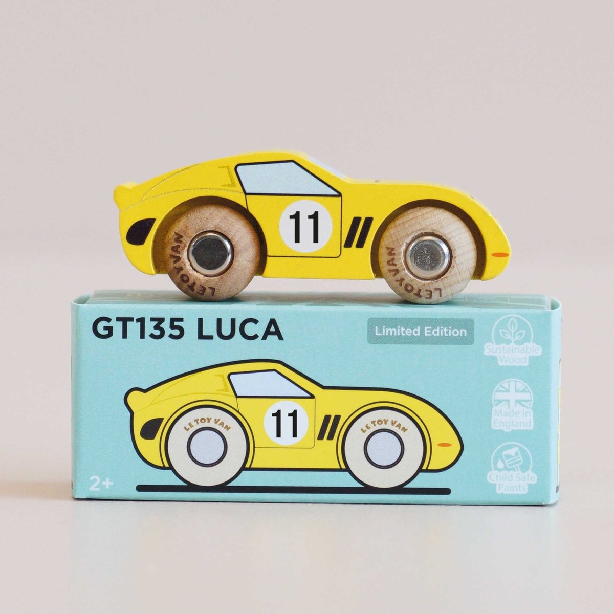 Voiture Luca No 24 jaune, LE TOY VAN