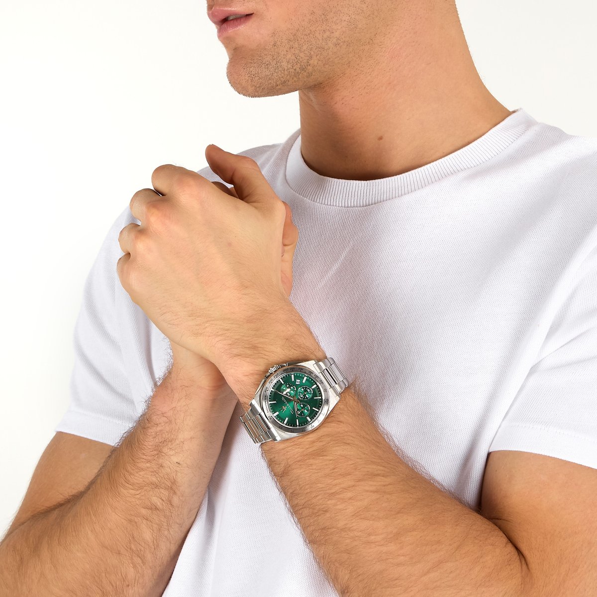 Montre-chronographe VELOCITA' vert, finition : sunray, MASERATI