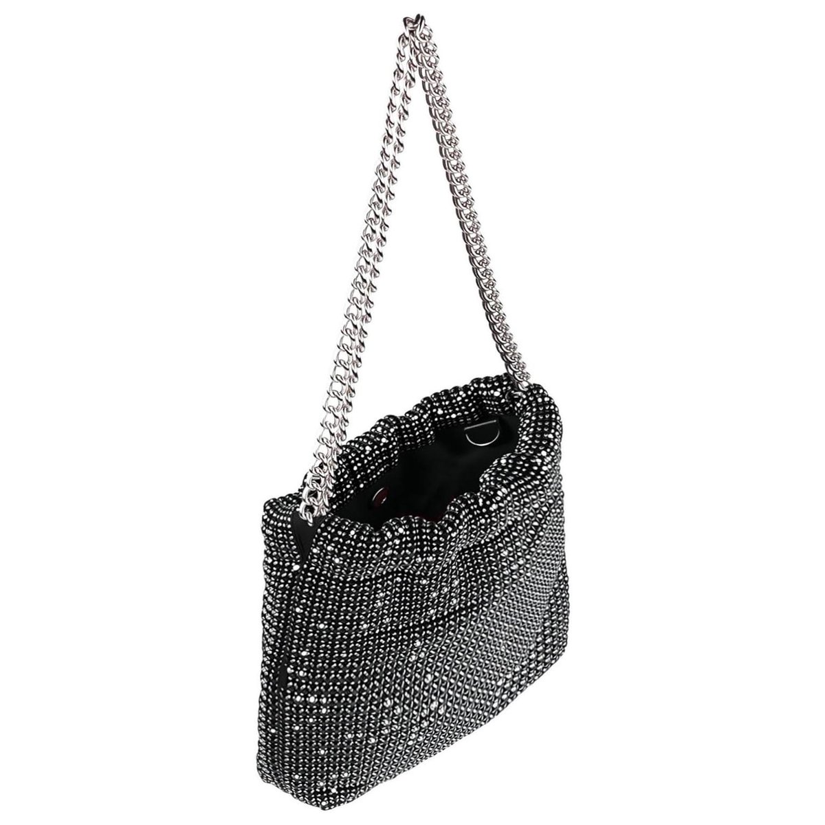 Sac seau strass JACEY noir, WILD