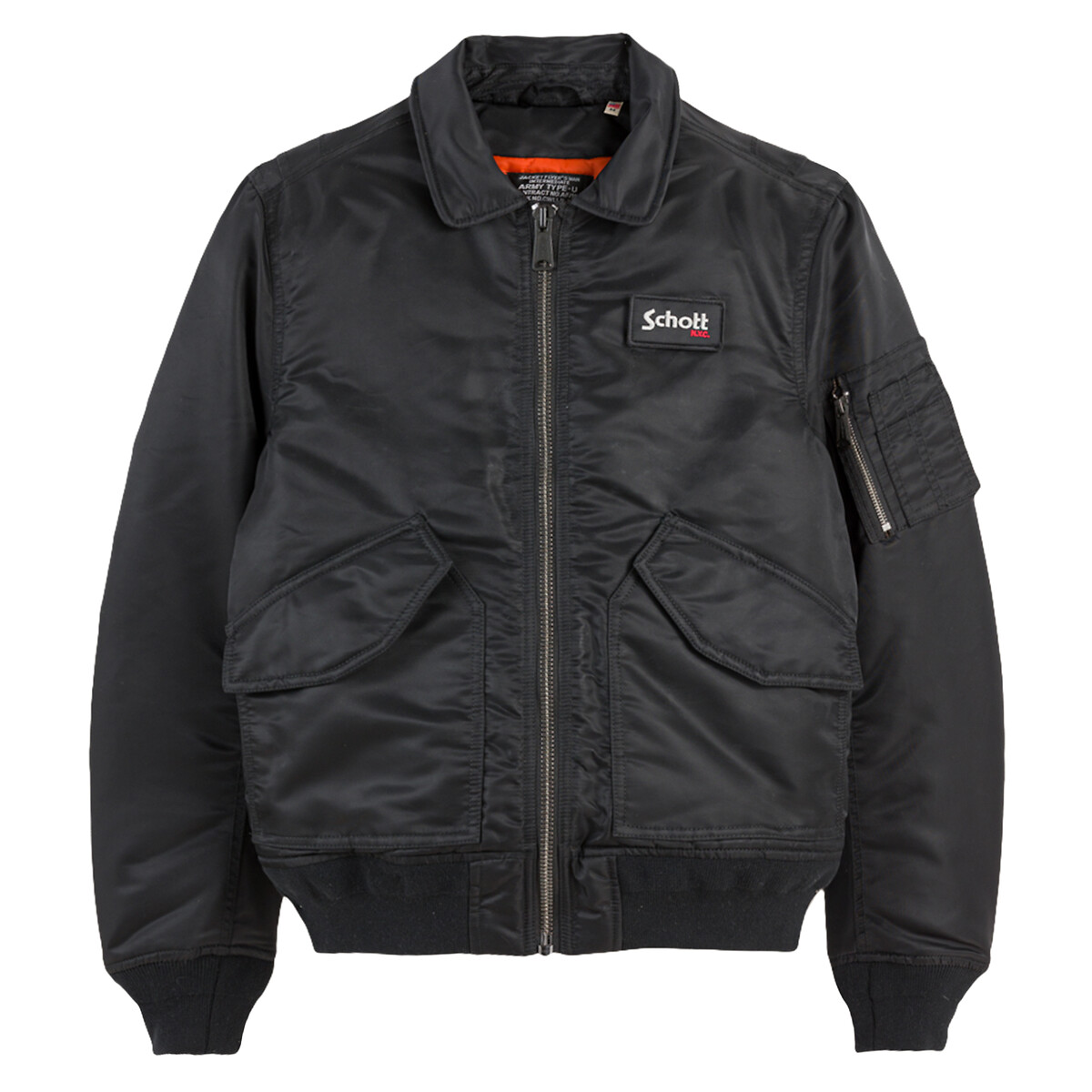 Blouson unisexe, style bomber classique, 210100 noir, SCHOTT
