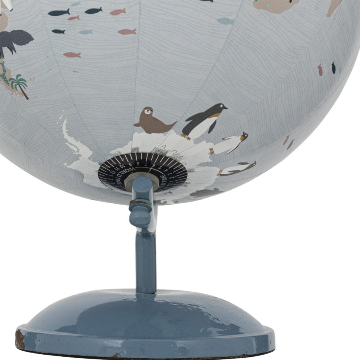 Globe Terrestre Base Métal Pour Enfant Bleu D20 bleu, ATMOSPHERA