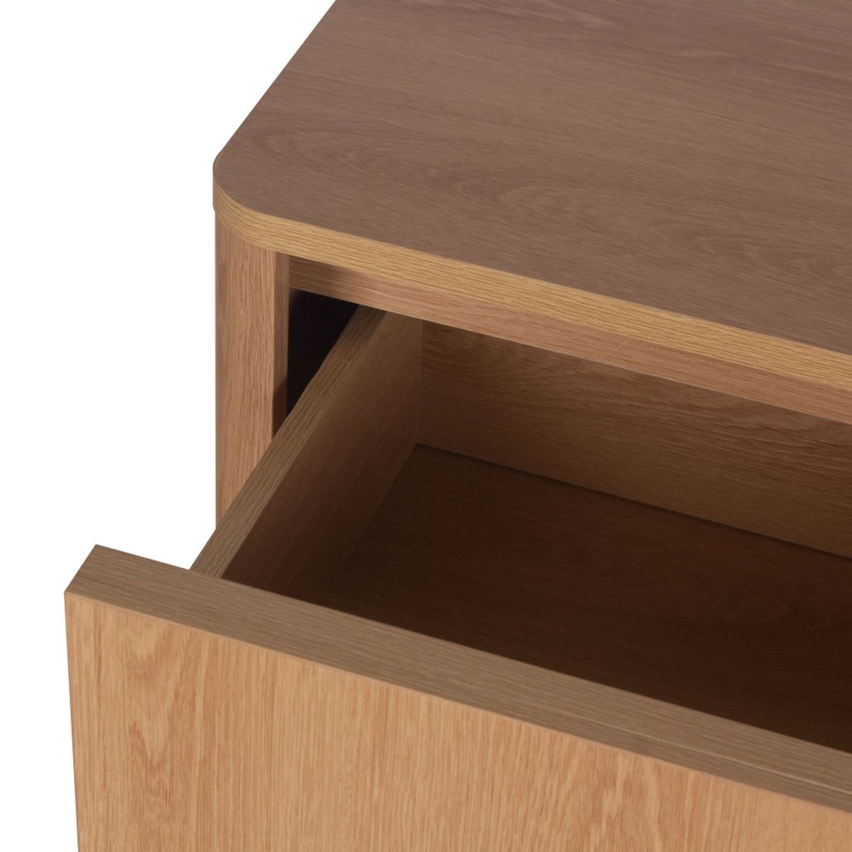 Commode 3 tiroirs en bois L80cm- NOA bois clair, DRAWER