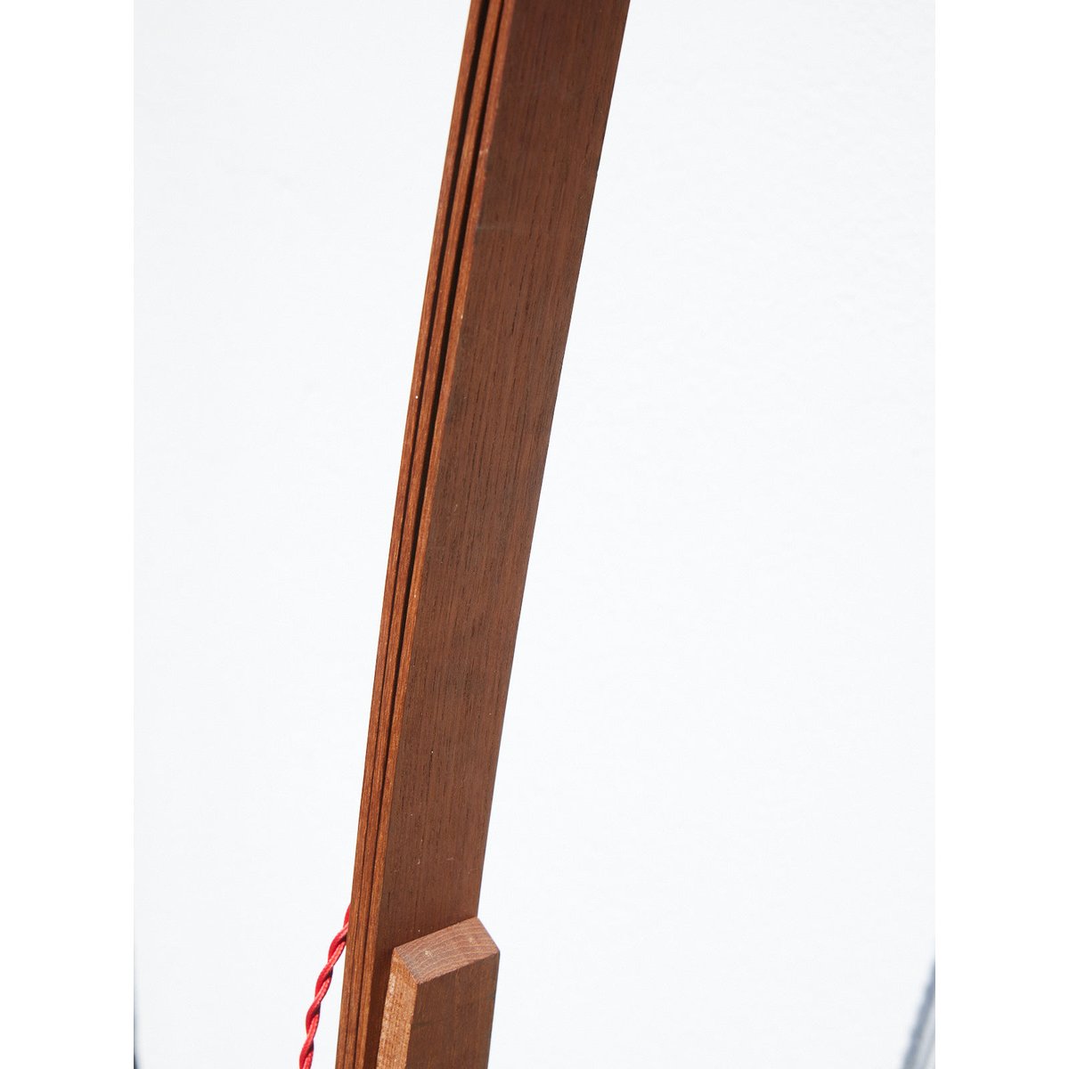 Lampadaire en bois Julien N°395 - Bon état bois foncé, DEBONGOUT