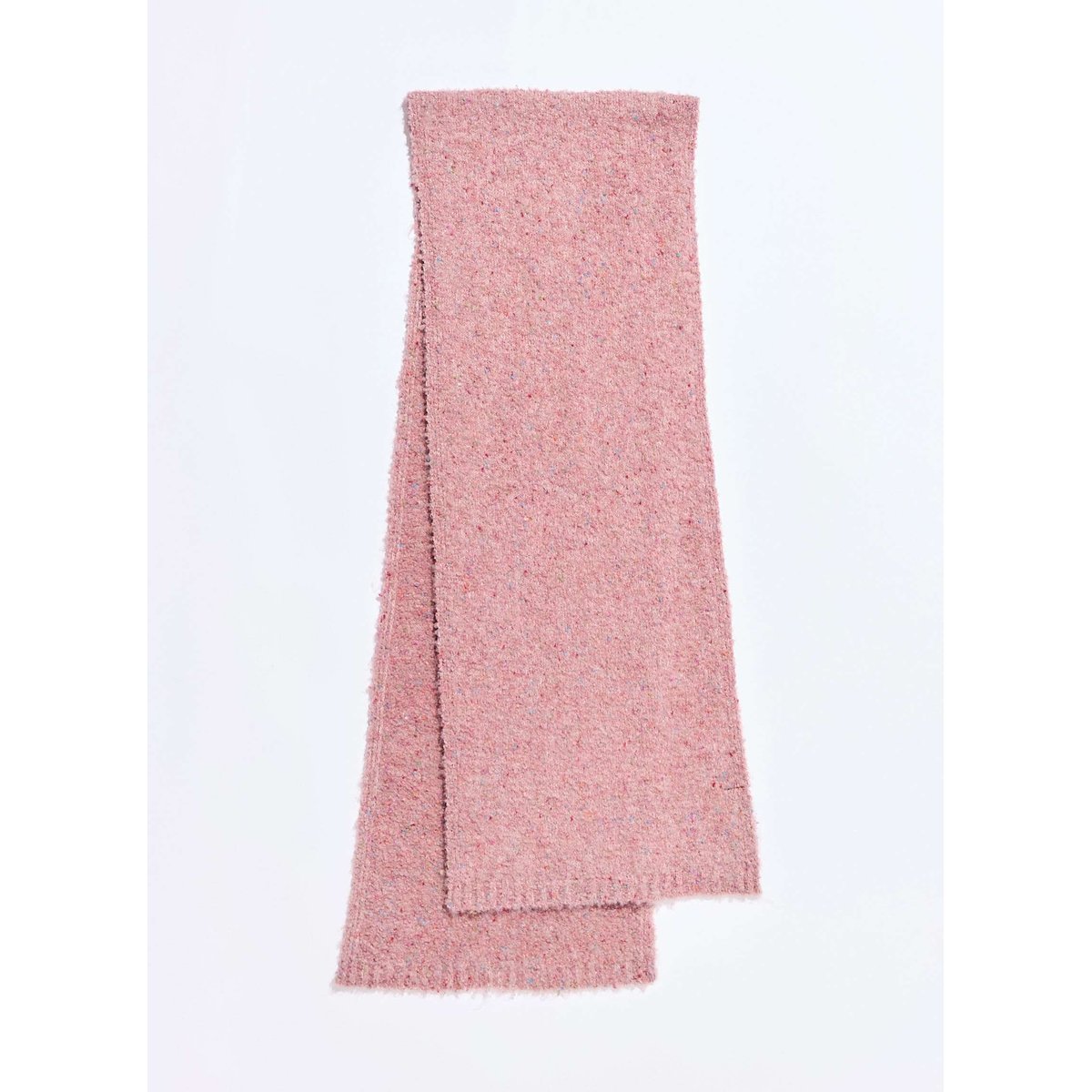 Écharpe unie rectangulaire chinée AUSTIN rose blush, LA FIANCÉE