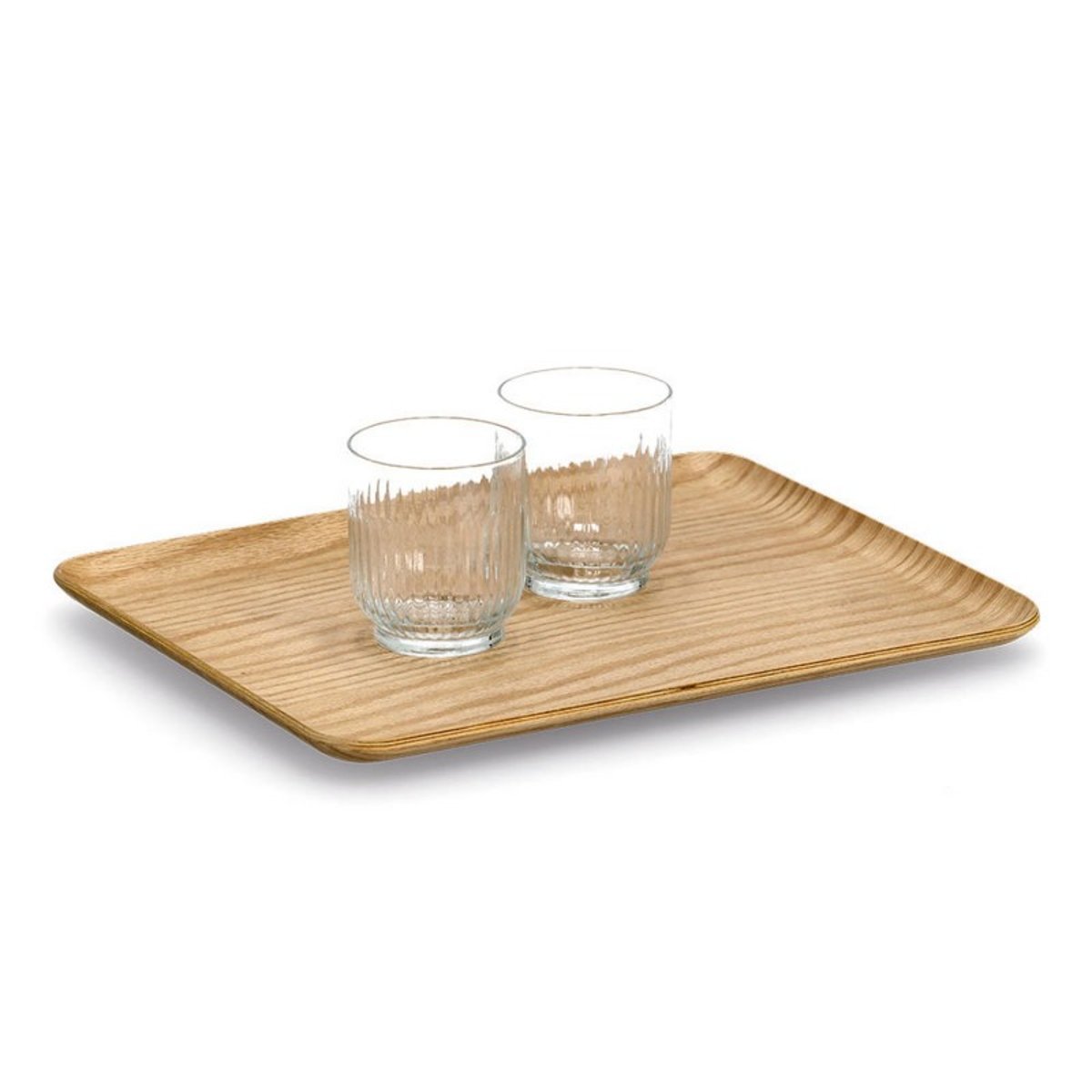 Plateau de cuisine bois placage chêne bois clair, ZELLER PRESENT