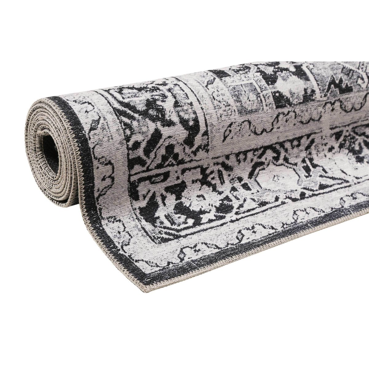Tapis tissé inspiration berbère ,  Seelace gris, WECON HOME