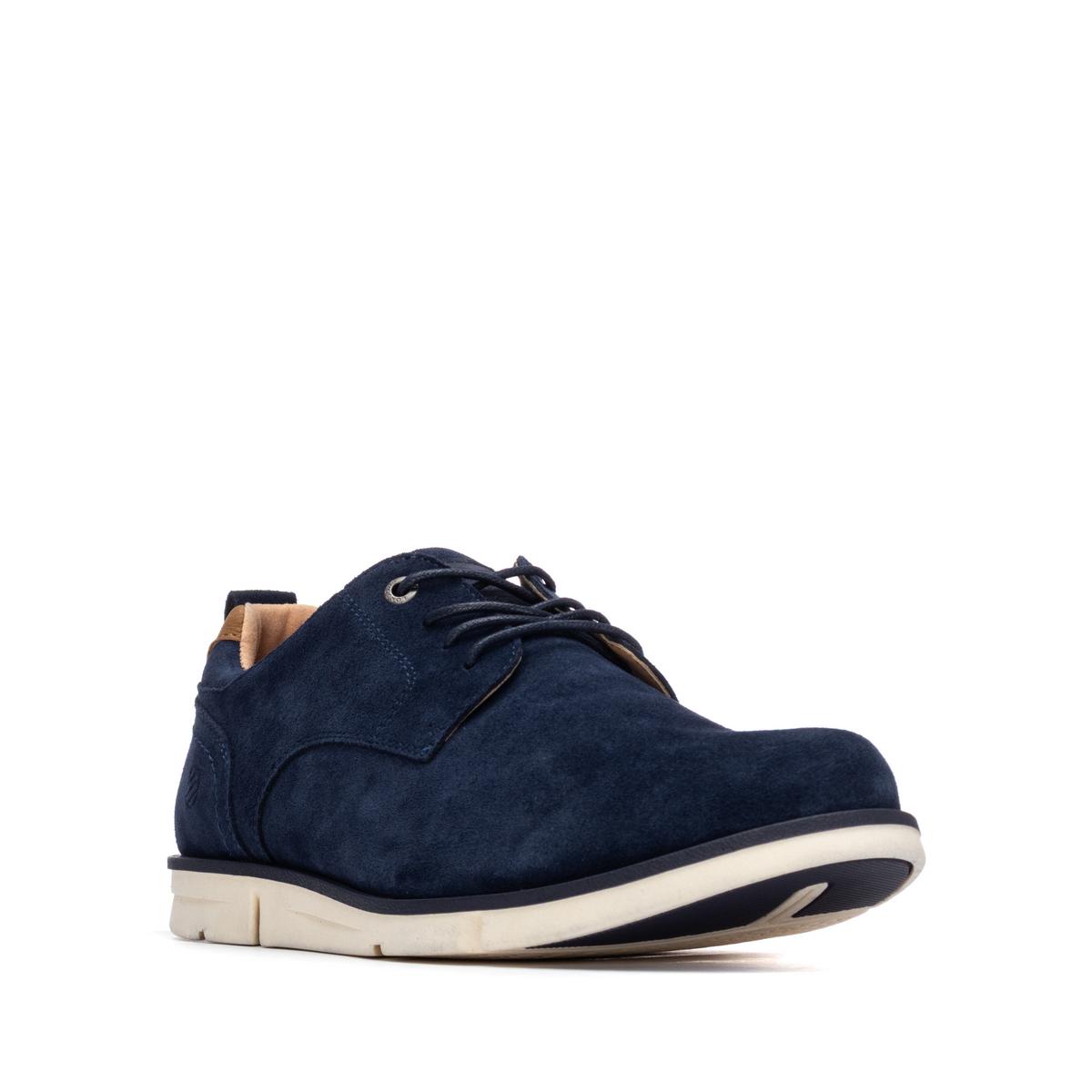 Chaussure Blucher/Derby Plaine Décontractée Lacets bleu marine, CARMELA