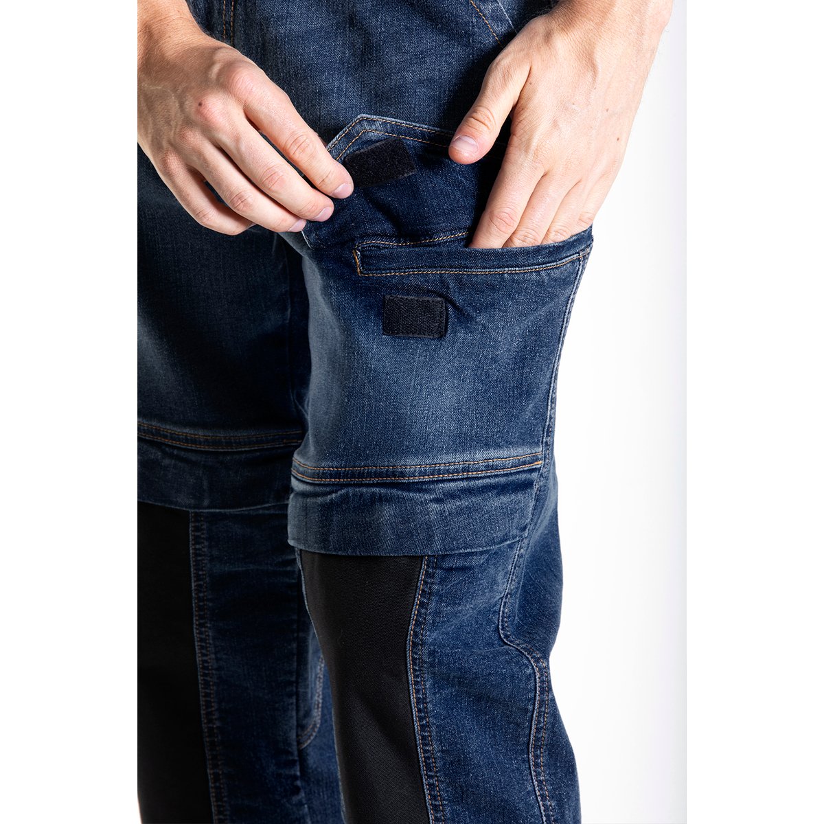 Pantalon de travail coupe carpenter Fibreflex® HAMMER2 bleu, RICA LEWIS