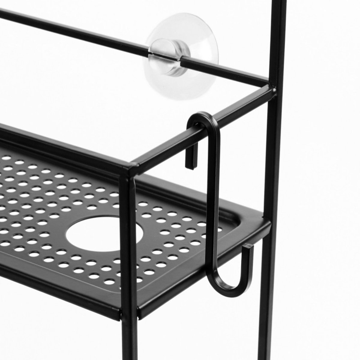 Étagère de douche design CUBIKO noir, UMBRA