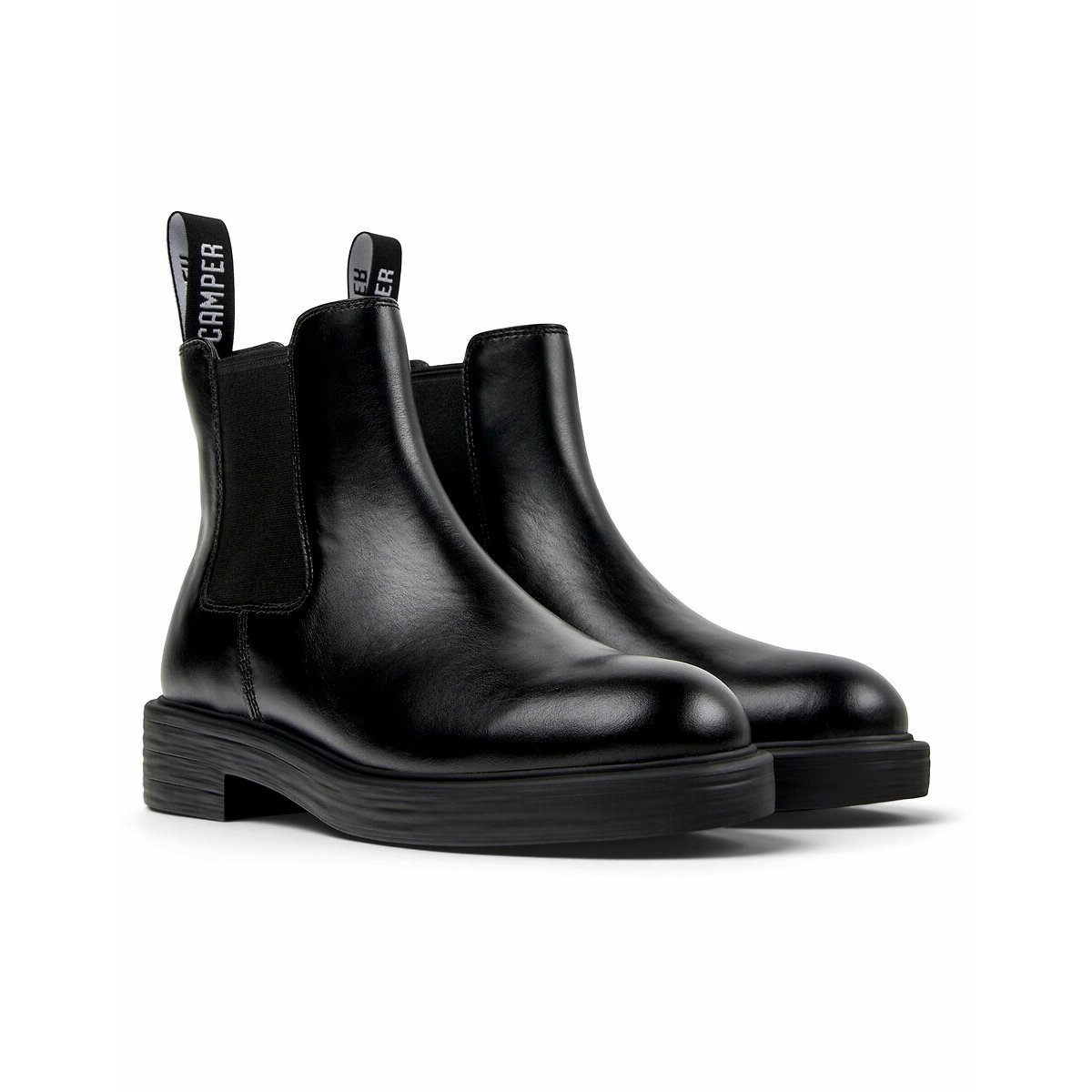 Bottines chelsea Dean en cuir noir, CAMPER