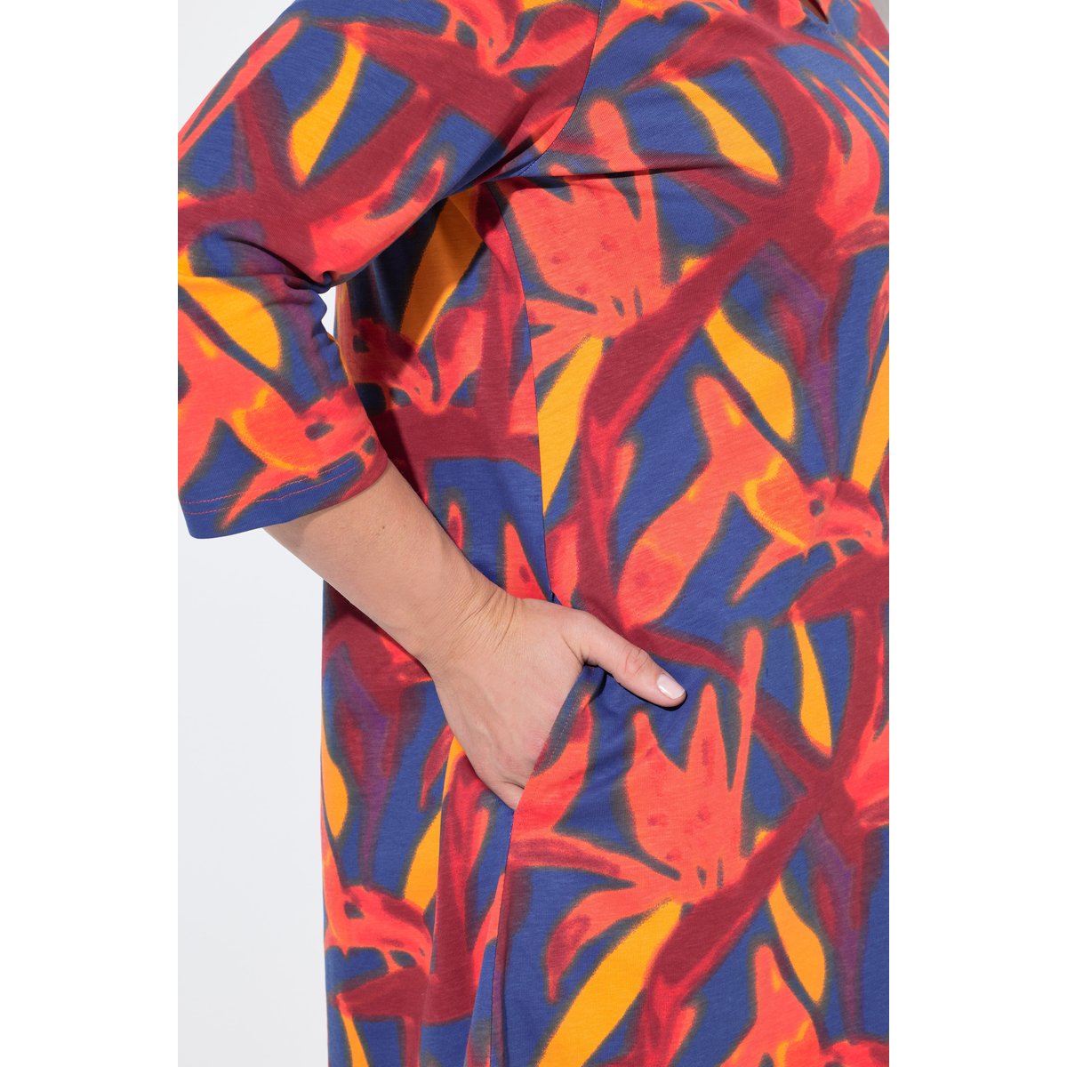 T-shirt long noir, ULLA POPKEN