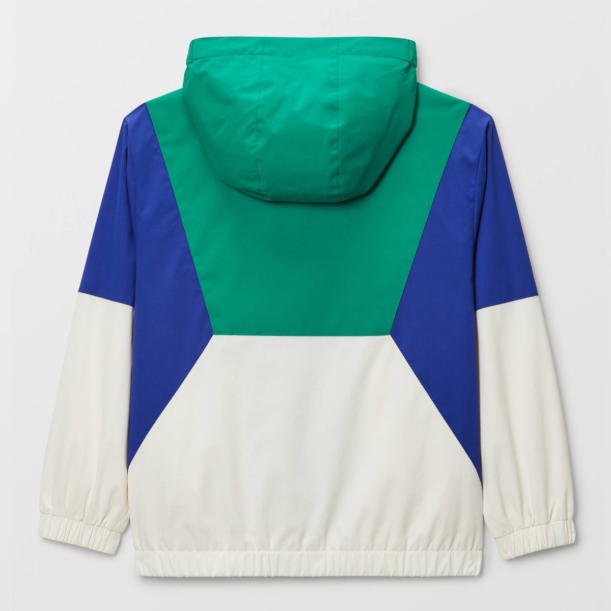 Veste coupe-vent déperlant colorblock naturel, MONOPRIX