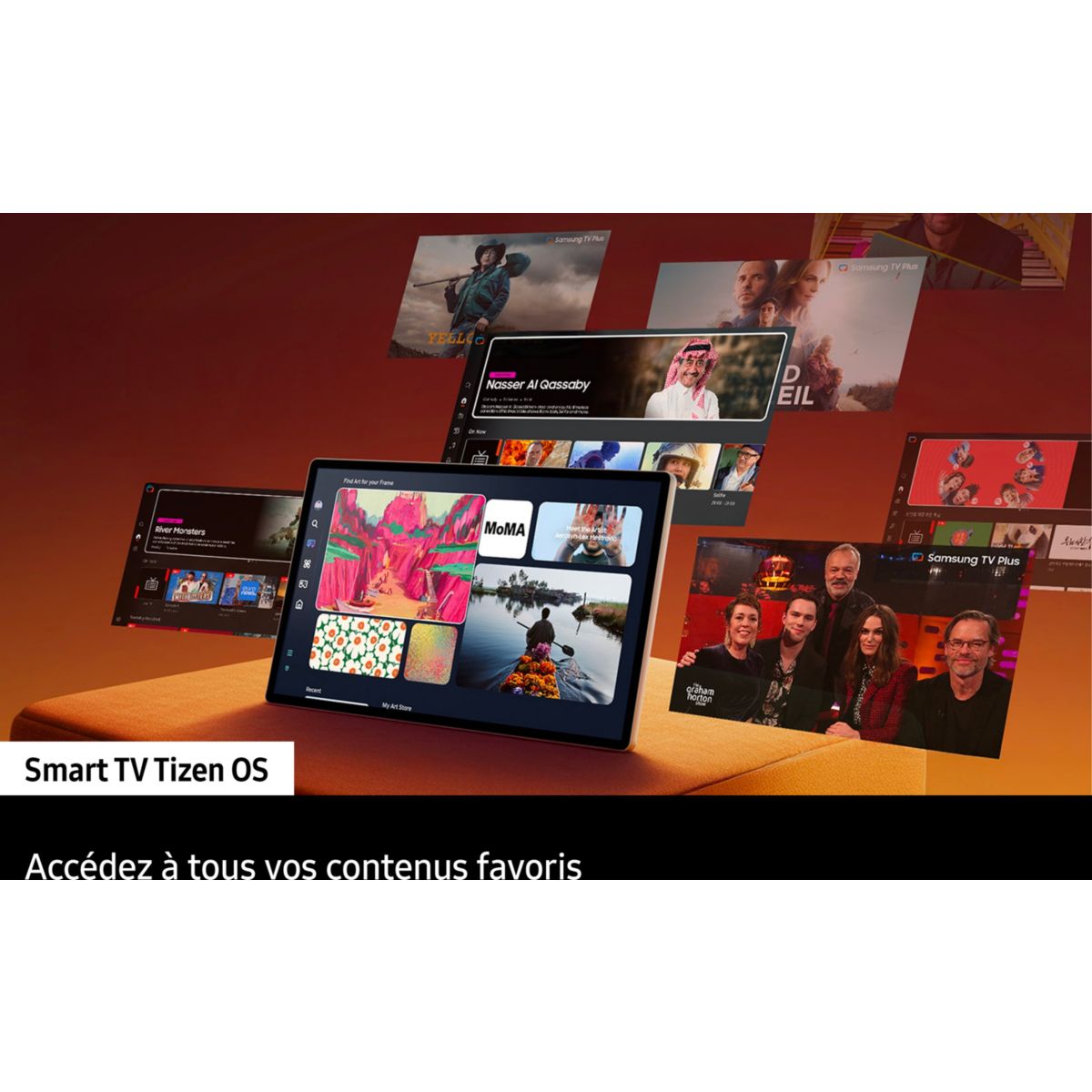 TV LED The Movingstyle (2026) 27" (68 cm) - 120 Hz, Smart TV, écran tactile couleur unique, SAMSUNG