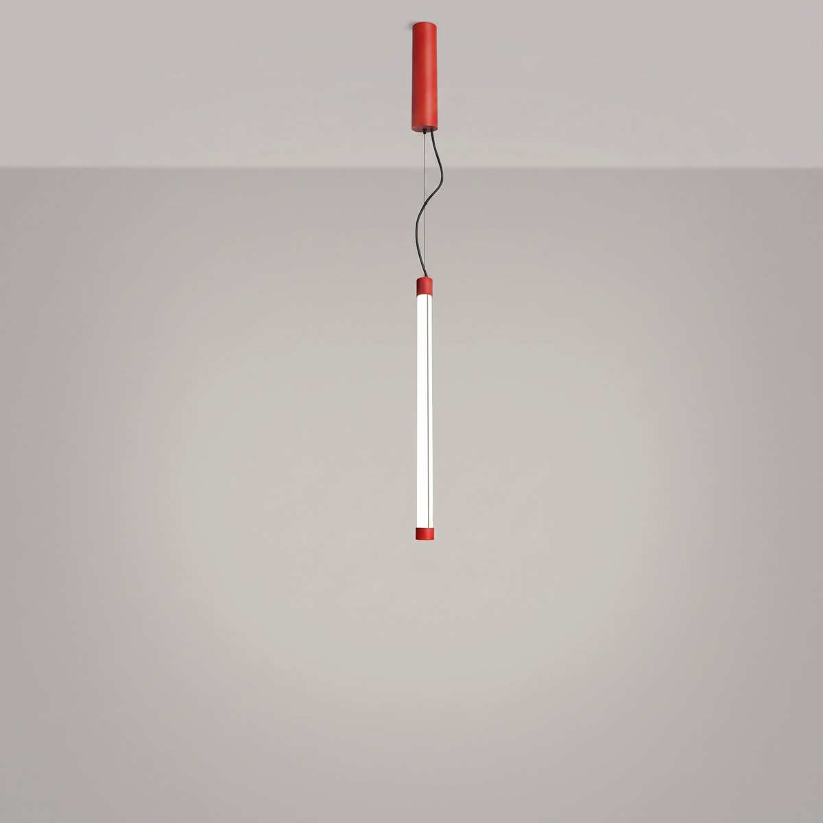 Suspension Acier Rouge LED 1 Trang rouge, EDEN