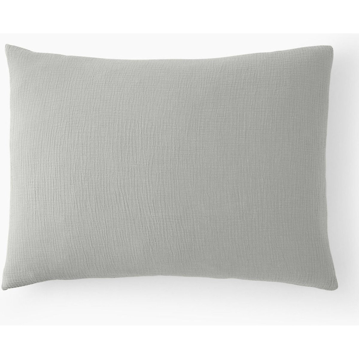 Taie d'oreiller 100% gaze de coton gris glacier, BATON ROUGE