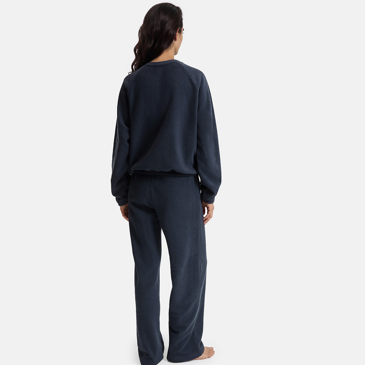 Towelling pyjamas navy, LA REDOUTE COLLECTIONS