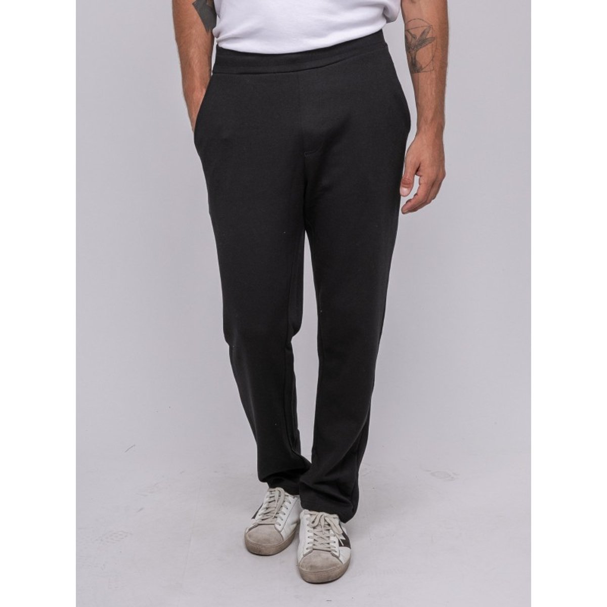 Pantalon Maille Sergé Vakaris noir, RITCHIE