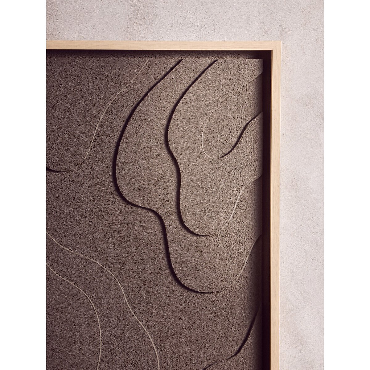 123X83Cm 3D Effect Green Wall Art grey, FIFTY FIVE SOUTH