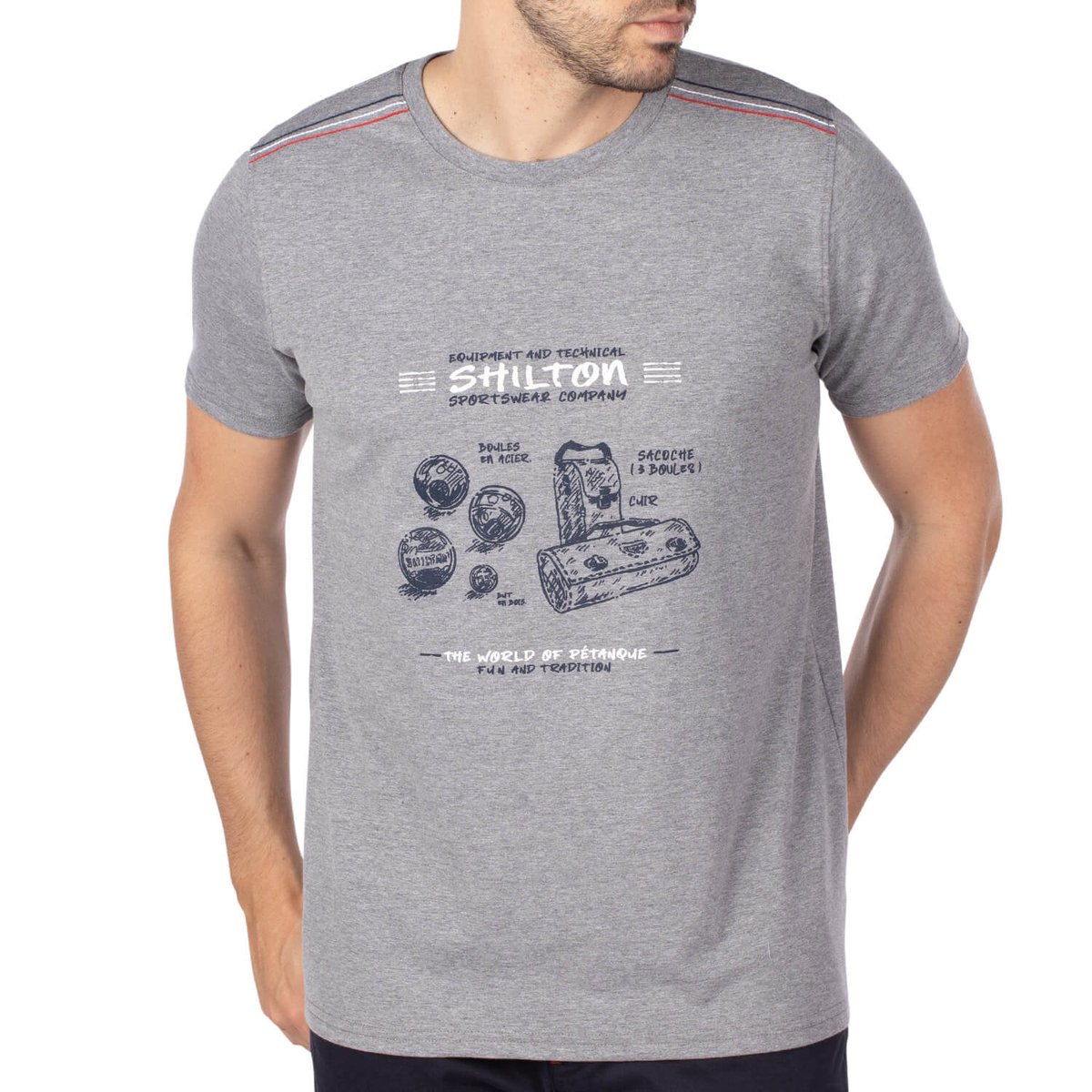 T-shirt masters 23 gris, SHILTON